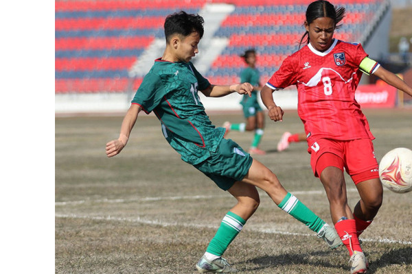 साफ यु-१९ महिला च्याम्पियनसिप: लिगबाटै बाहिरियो नेपाल